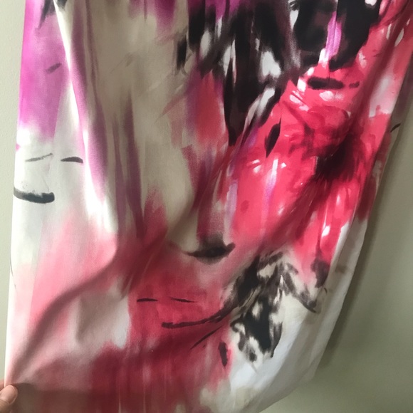 Tahari multicolored floral sleeveless dress - Picture 6 of 7